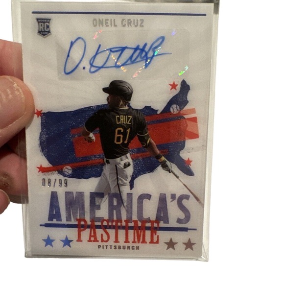 2022 Panini Chronicles America's Pastime Auto #08/99 Oneil Cruz PIRATES